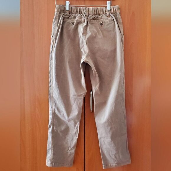 Old Navy Tan Brown Cotton Straight Pants Size S - Picture 2 of 5